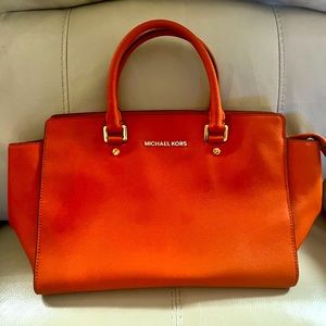 Super cute Orange Michael Kors bag